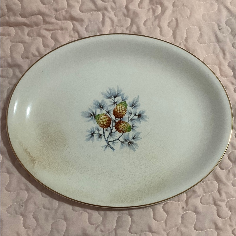 Delphatic White Barratts Oval Platter